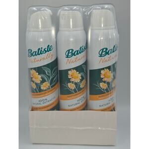 3X Batiste Naturally Plant Powered Dry Shampoo Green Tea And Chamomile 4.23 oz